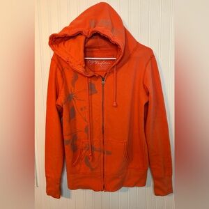 American Eagle Outfitters Vibrant Orange Hoodie